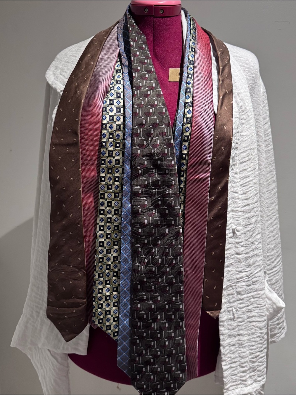 Ermenegildo Zegna checked Silk Tie + 4 extras